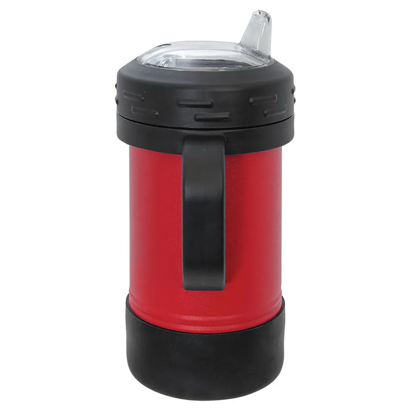 10 oz Stainless Steel Insulated Training Sippy Cup Tumblers with Removable Handles