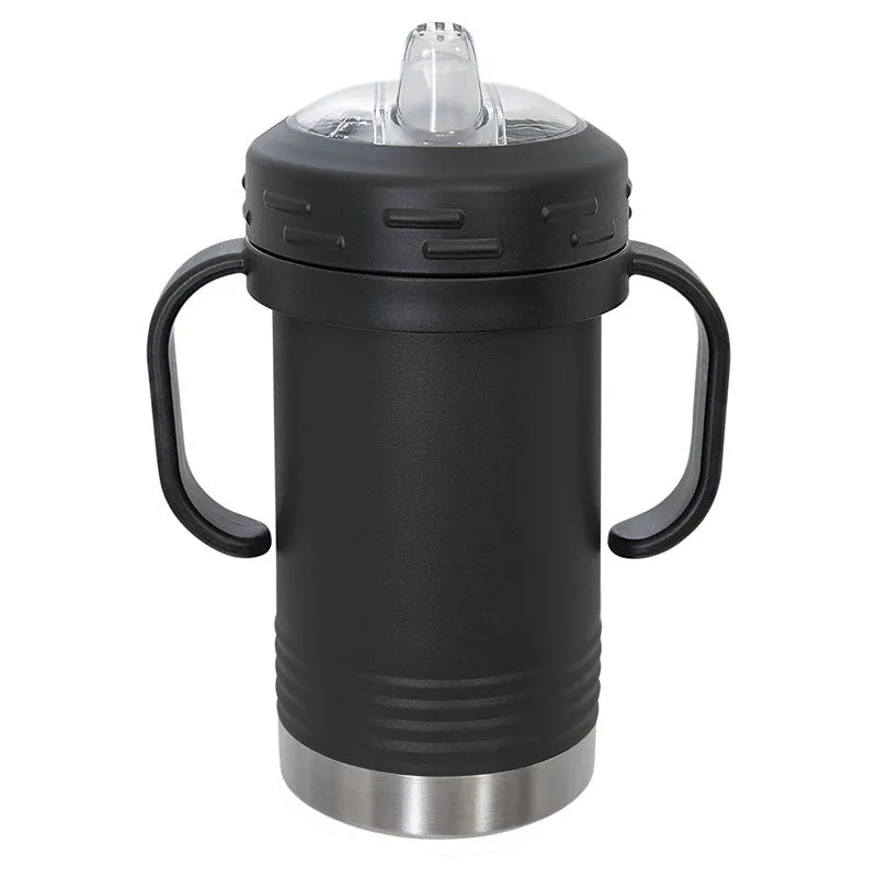 10 oz Stainless Steel Insulated Training Sippy Cup Tumblers with Removable Handles