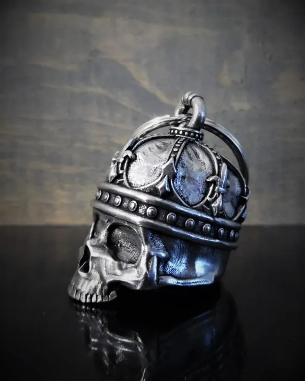 3D King of Custom Skull Guardian Angel Bell