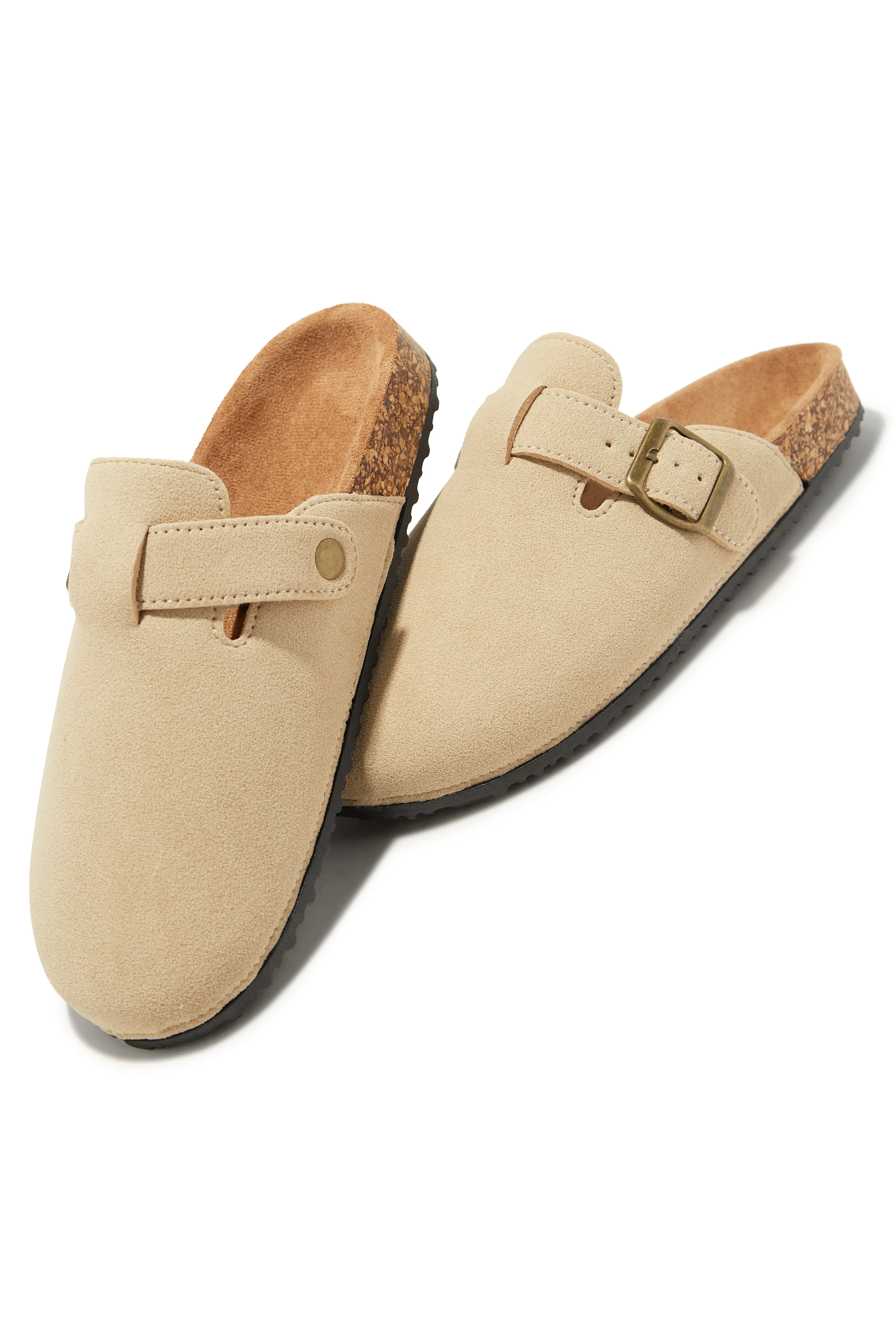 Always Cozy Slip On Flats - Bone