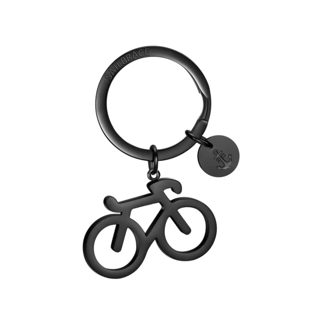 Black Bike Bracelet/Keychain Pack