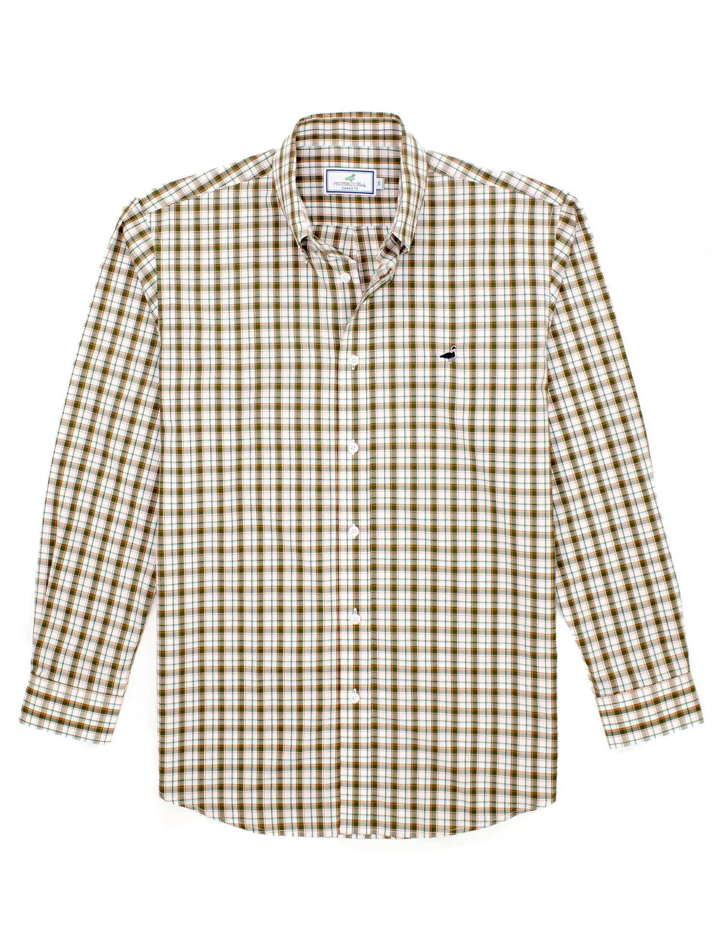 Boys Seasonal Sportshirt Olive Grove