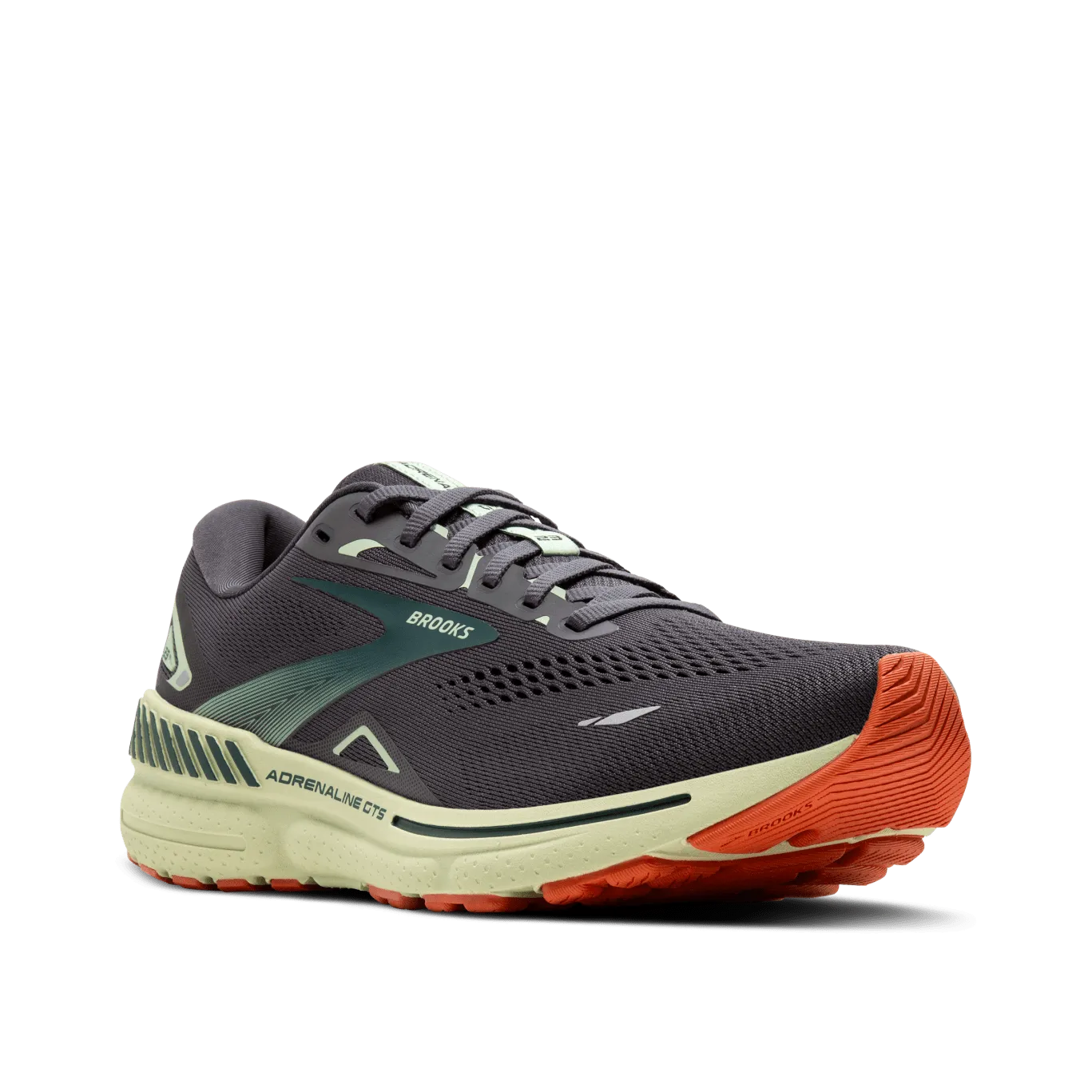 Brooks Adrenaline GTS 23 (D Width) - Ebony/Smoke Green/Clay (Mens)