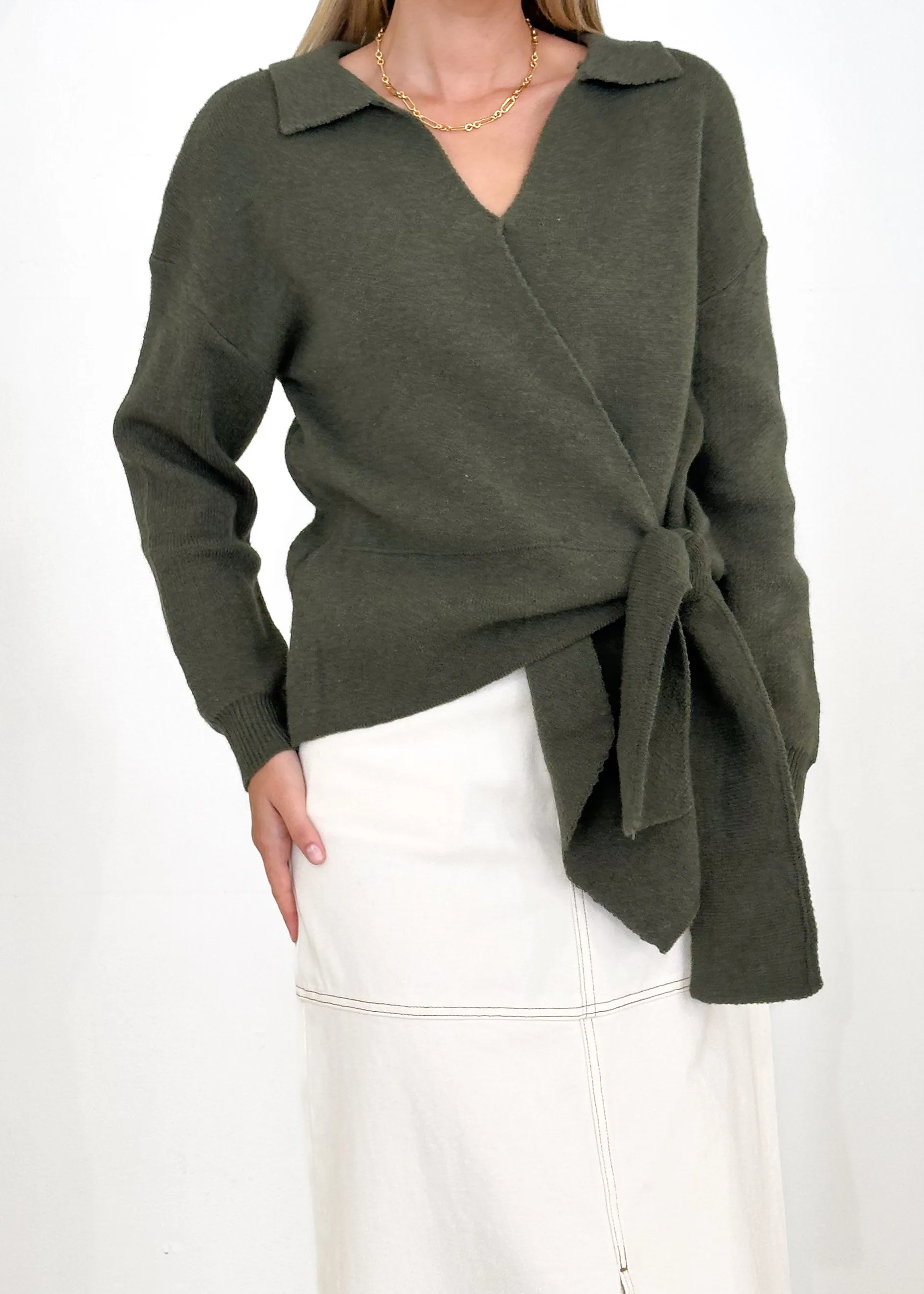 Calsie Sweater - Khaki