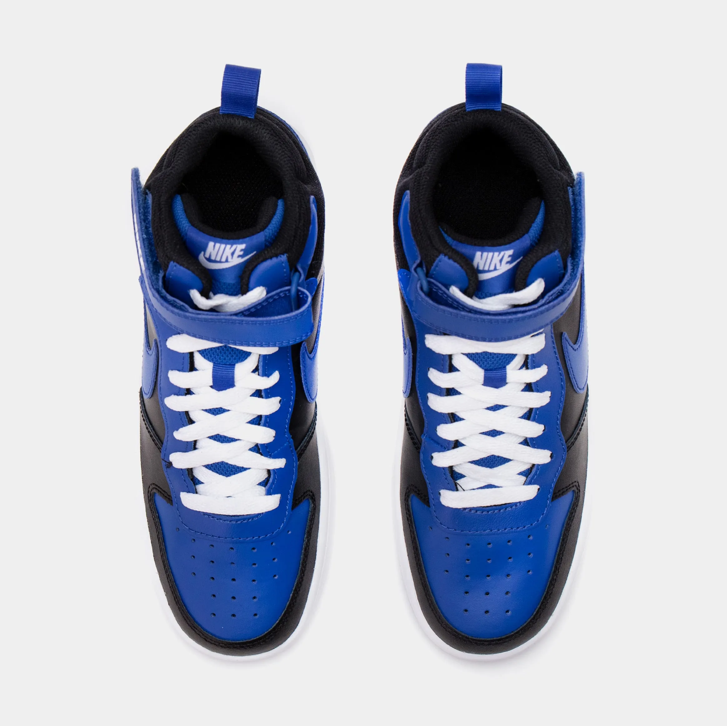 Court Borough Mid 2 Grade School Lifestyle Shoes (Blue/Black)