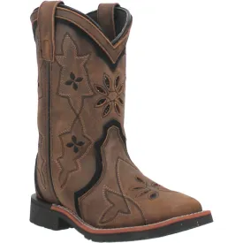 Dan Post Child's Girl's Posy Brown Square Toe Western Boots DPC2924