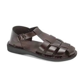 Daniel - Leather Fisherman Sport Sandal | Brown