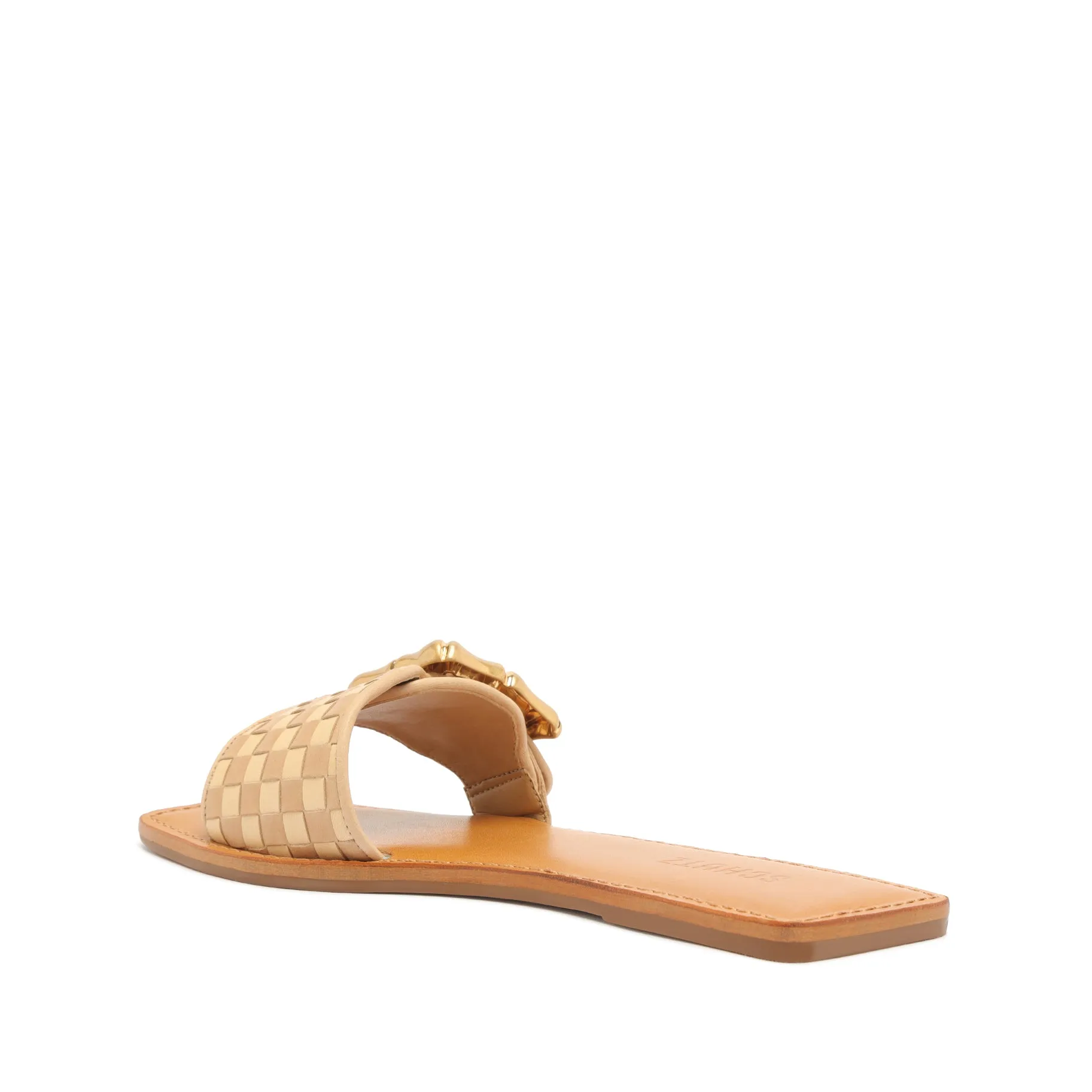 Enola Woven Leather Sandal