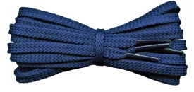 Flat 6 mm French Navy Shoe Laces for Trainers and Sports Shoes.