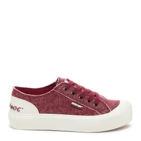 Jazzin Plus Burgundy Trainers