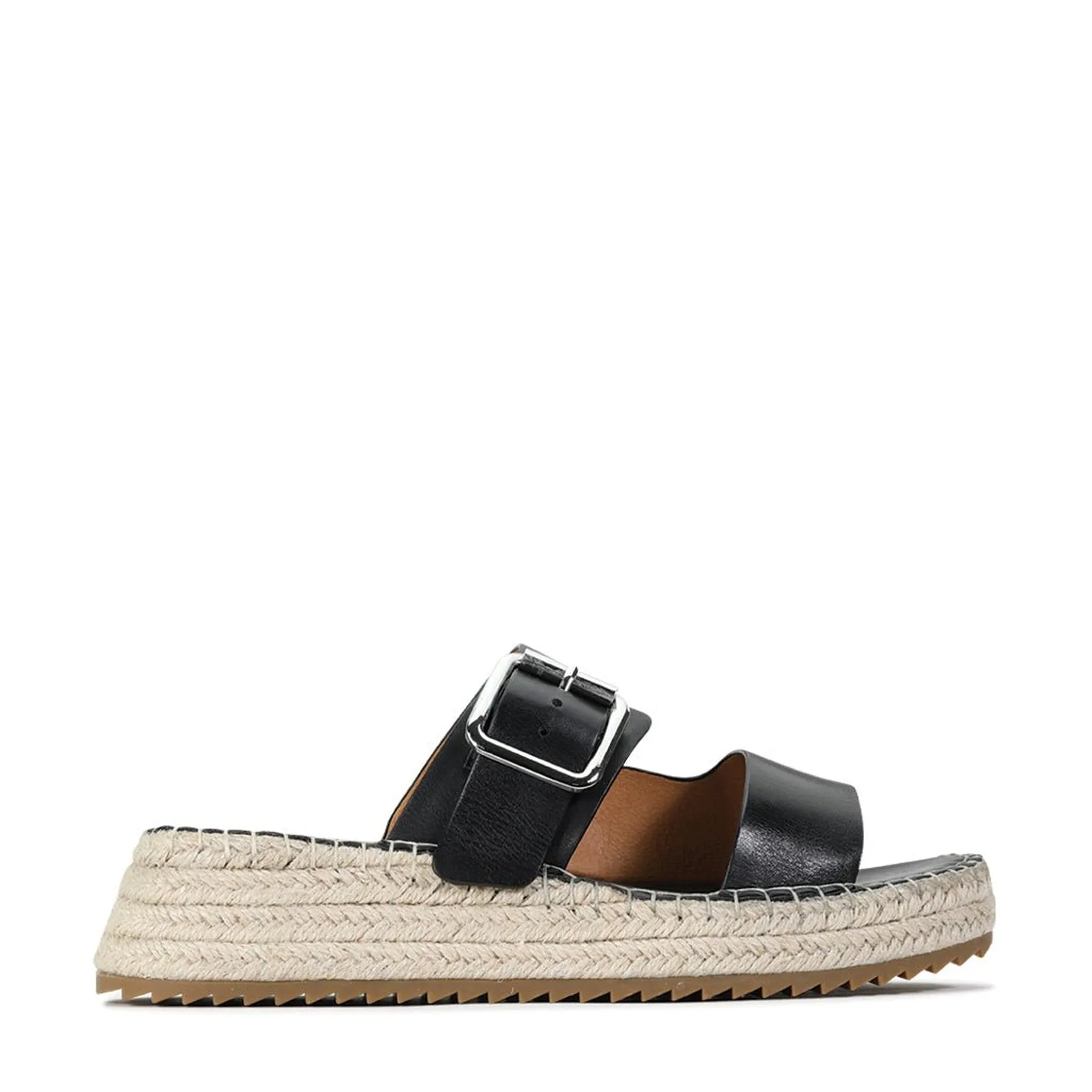 LAROSSA LEATHER ESPADRILLE ARCHIVE SLIDE