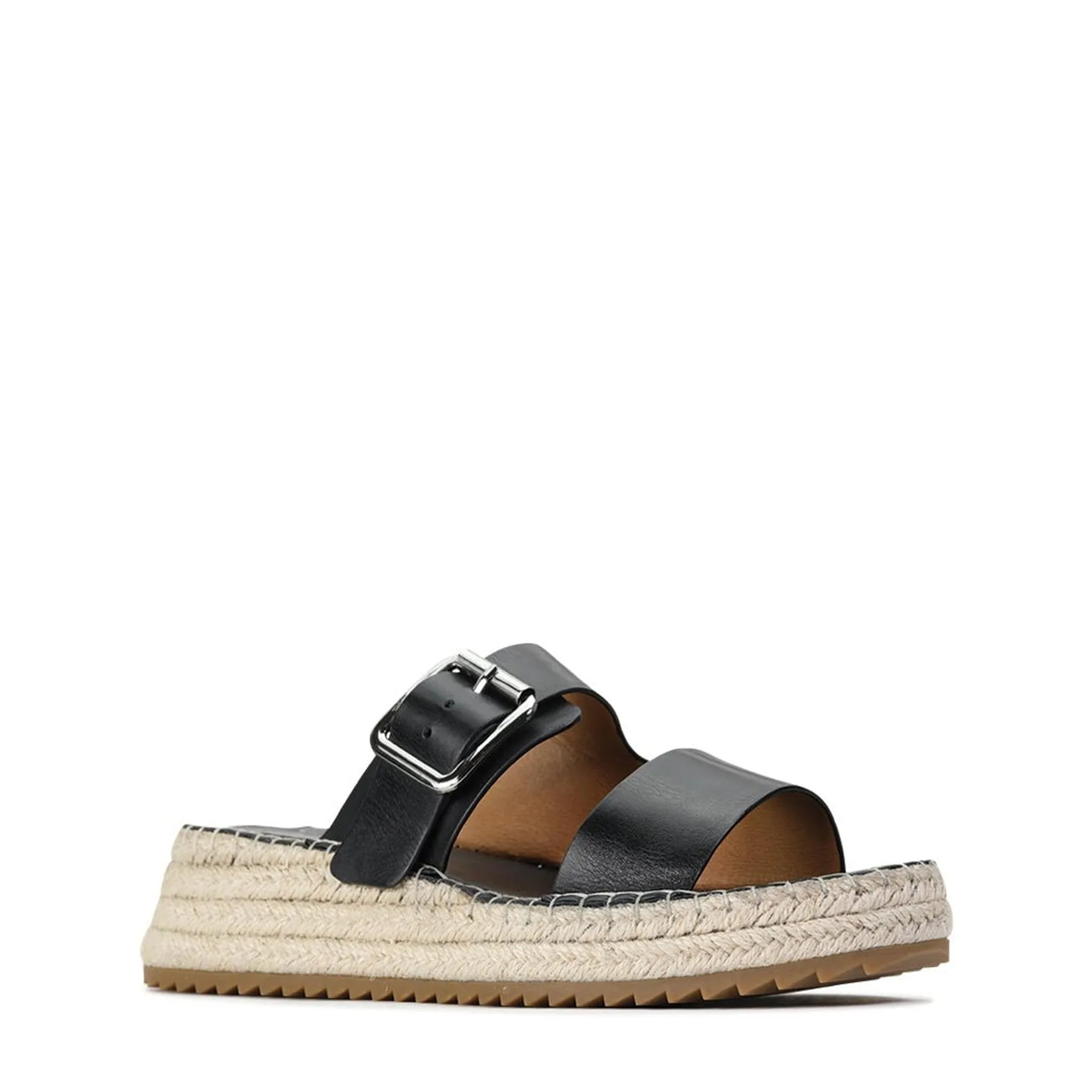 LAROSSA LEATHER ESPADRILLE ARCHIVE SLIDE