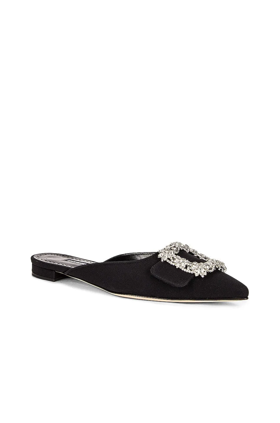 Manolo Blahnik Maysale 10 Jewel mules, black