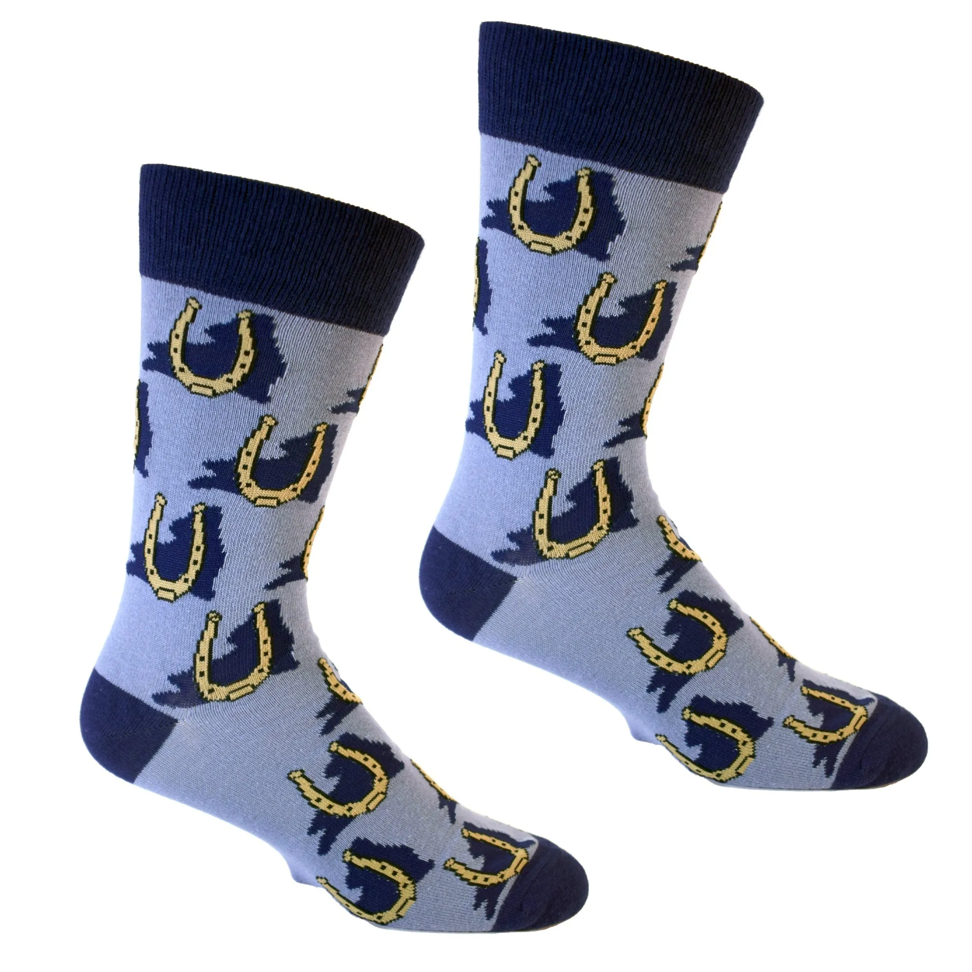 New York Shapes and Horse Shoes Men's Socks