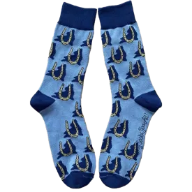 New York Shapes and Horse Shoes Men's Socks