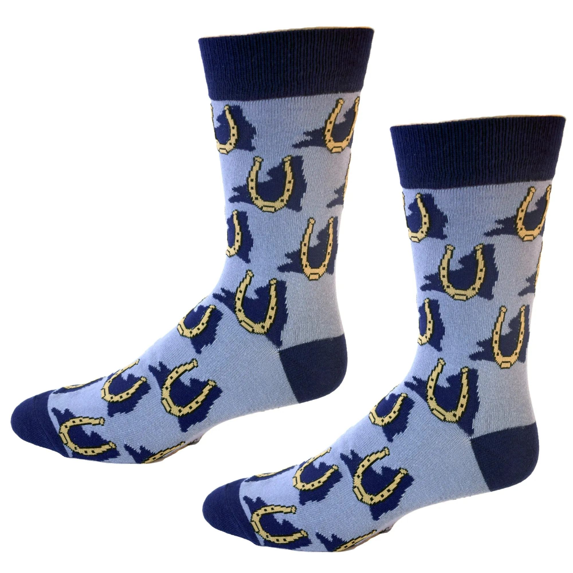 New York Shapes and Horse Shoes Men's Socks