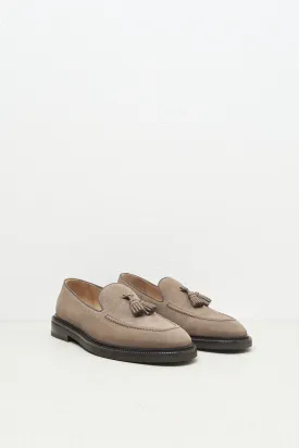 Real nabuk leather loafer