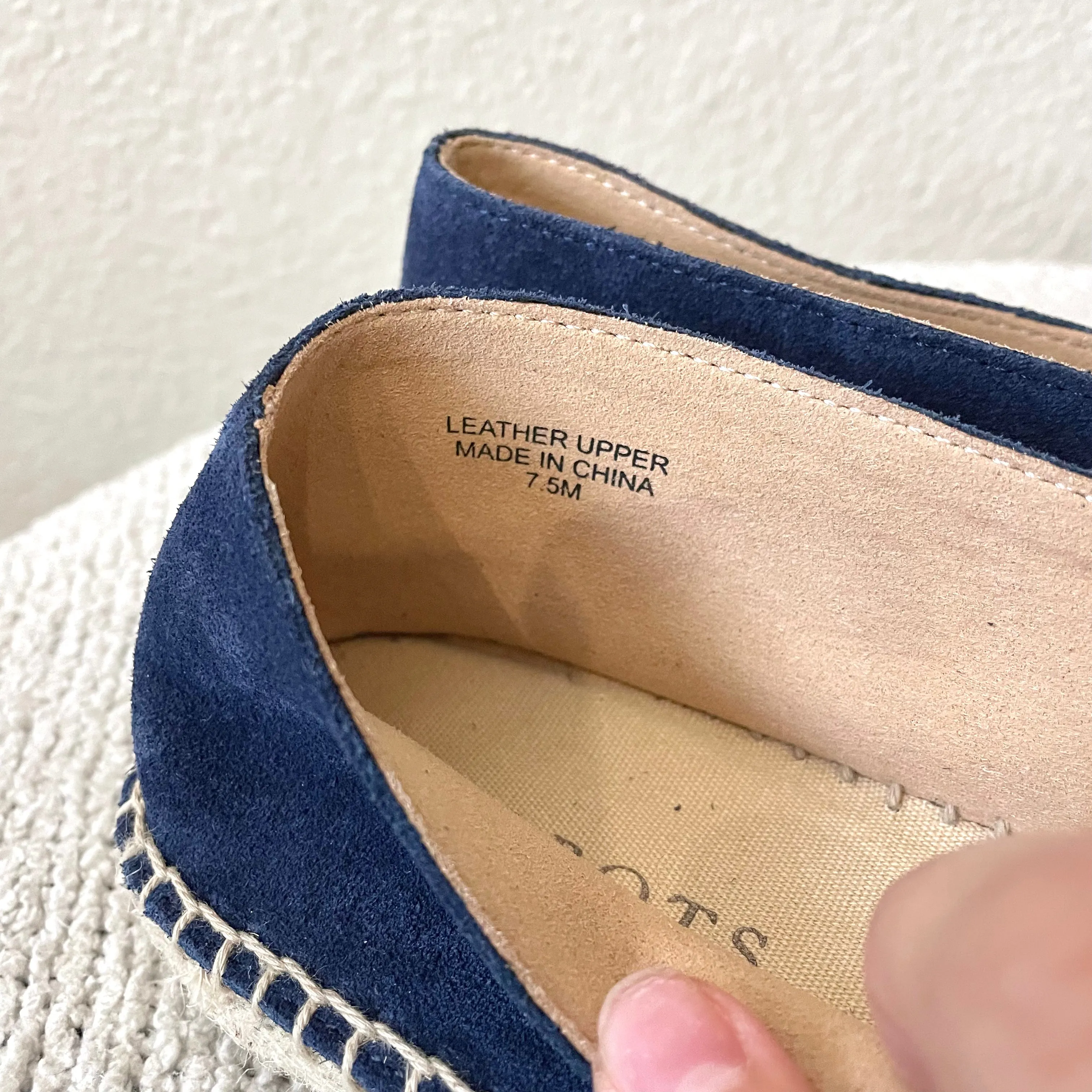 Scalloped Suede Espadrilles