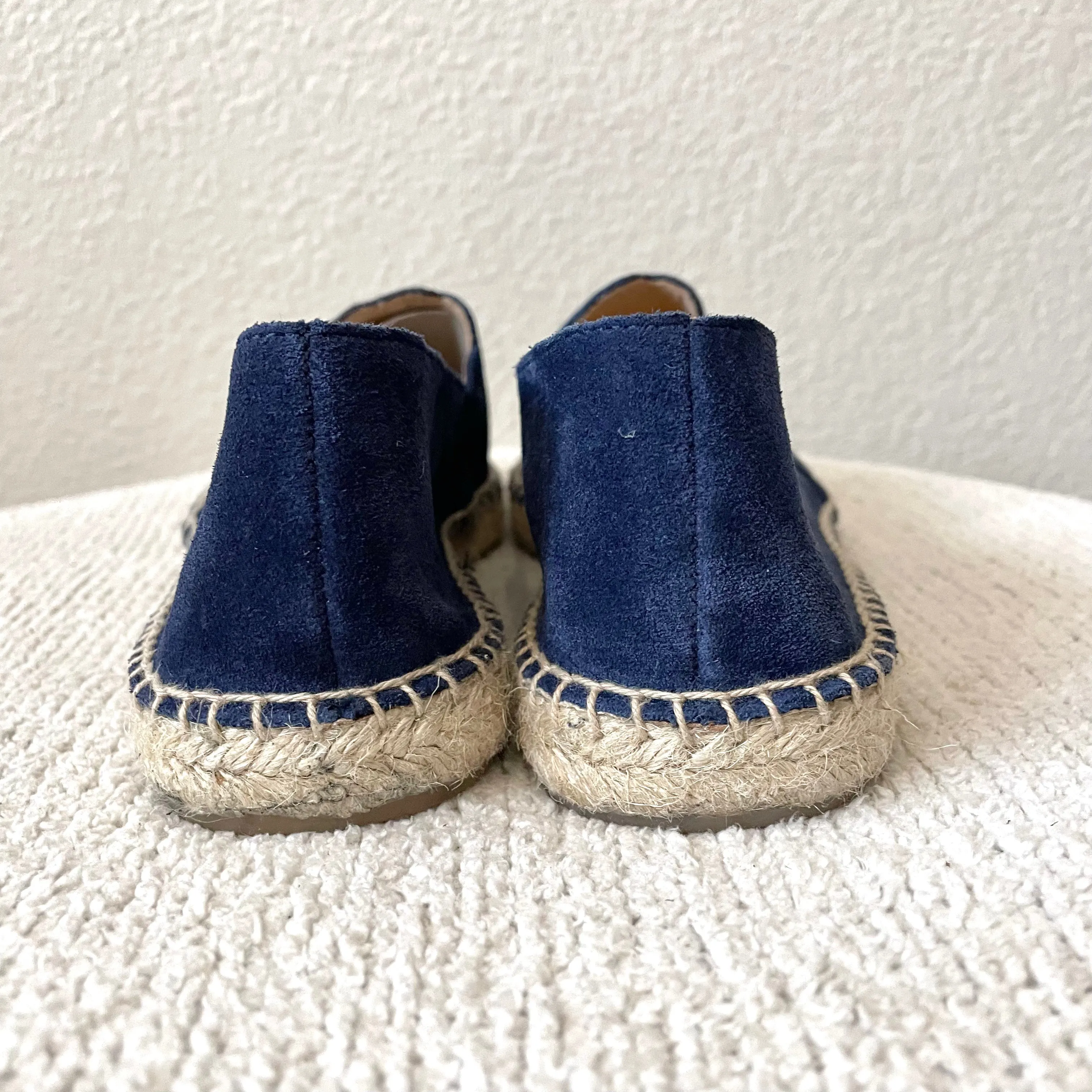 Scalloped Suede Espadrilles