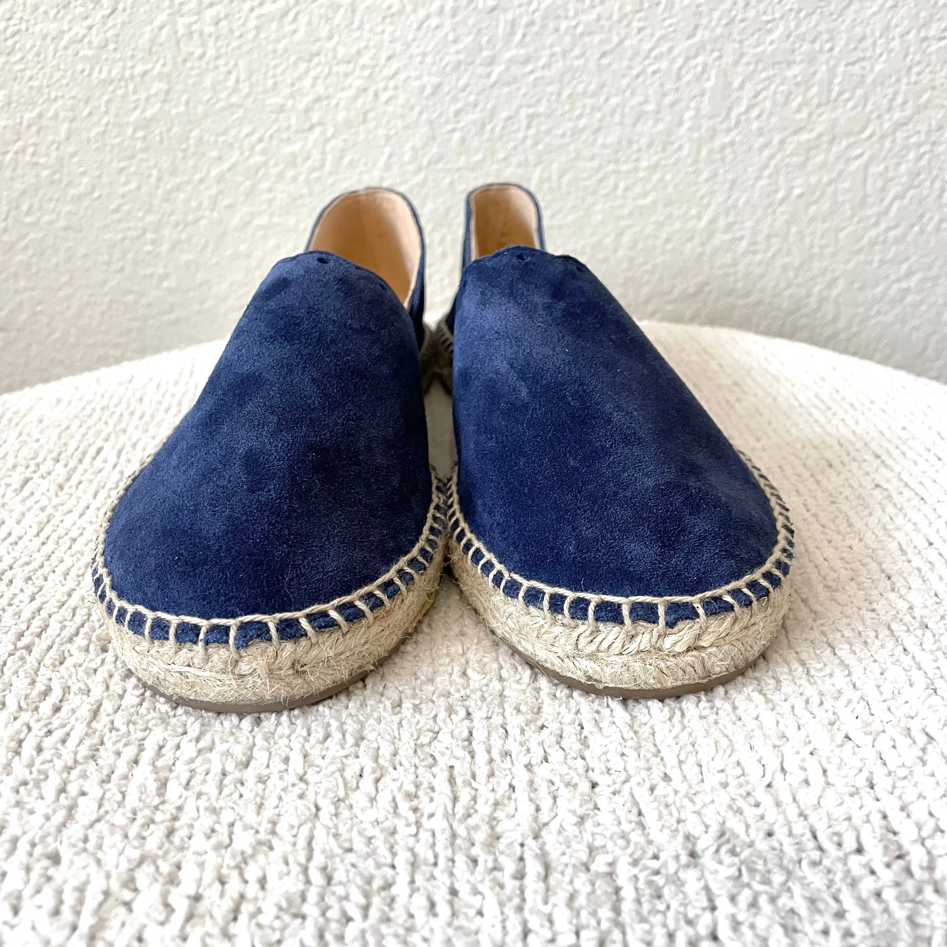 Scalloped Suede Espadrilles