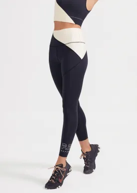 STABILITY LEGGING - BLACK/IVORY