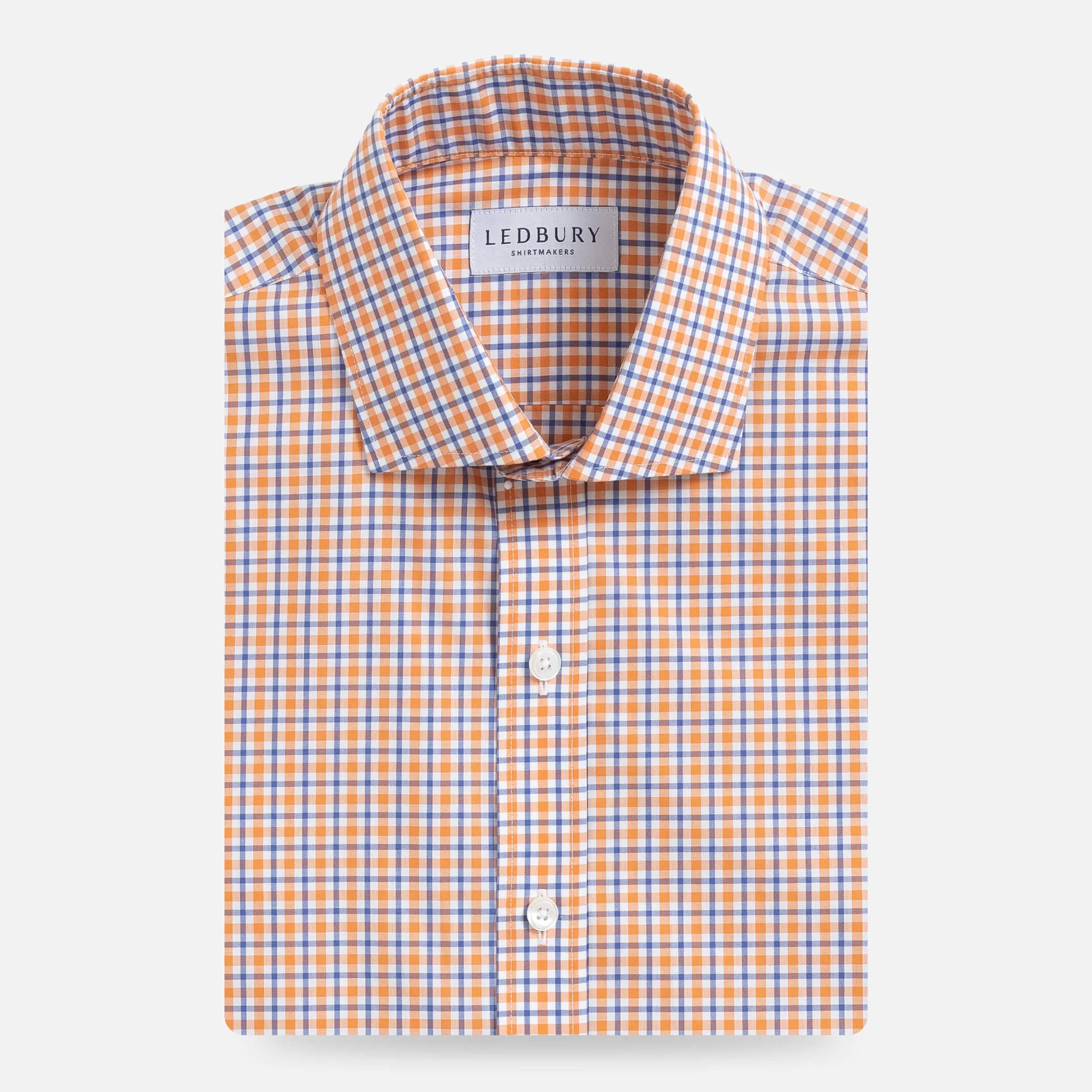 The Orange Thaler Check Custom Shirt