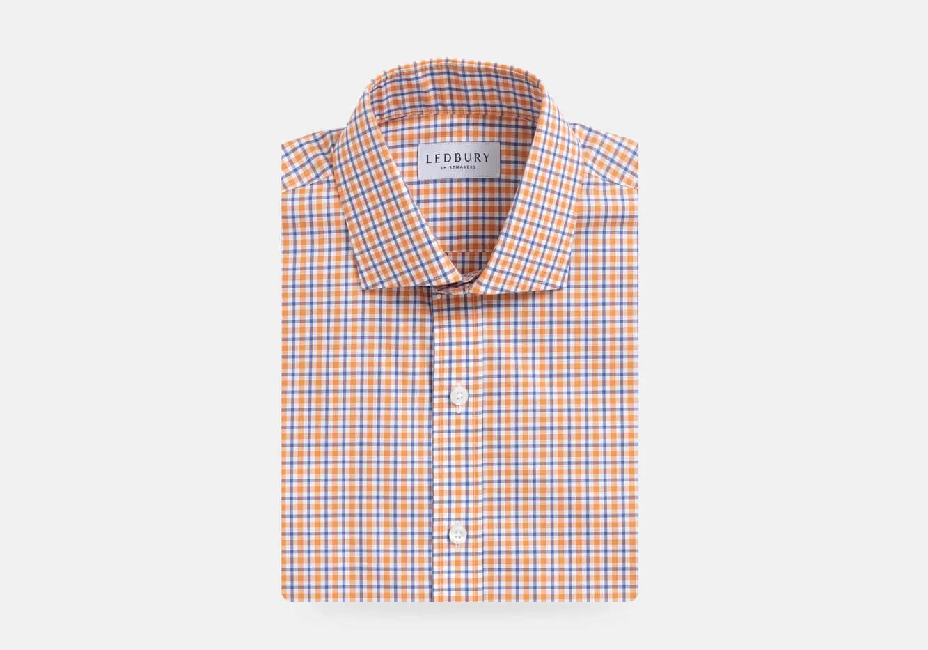 The Orange Thaler Check Custom Shirt