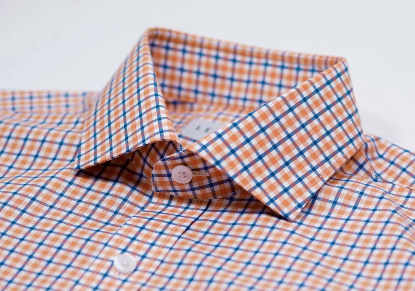 The Orange Thaler Check Custom Shirt