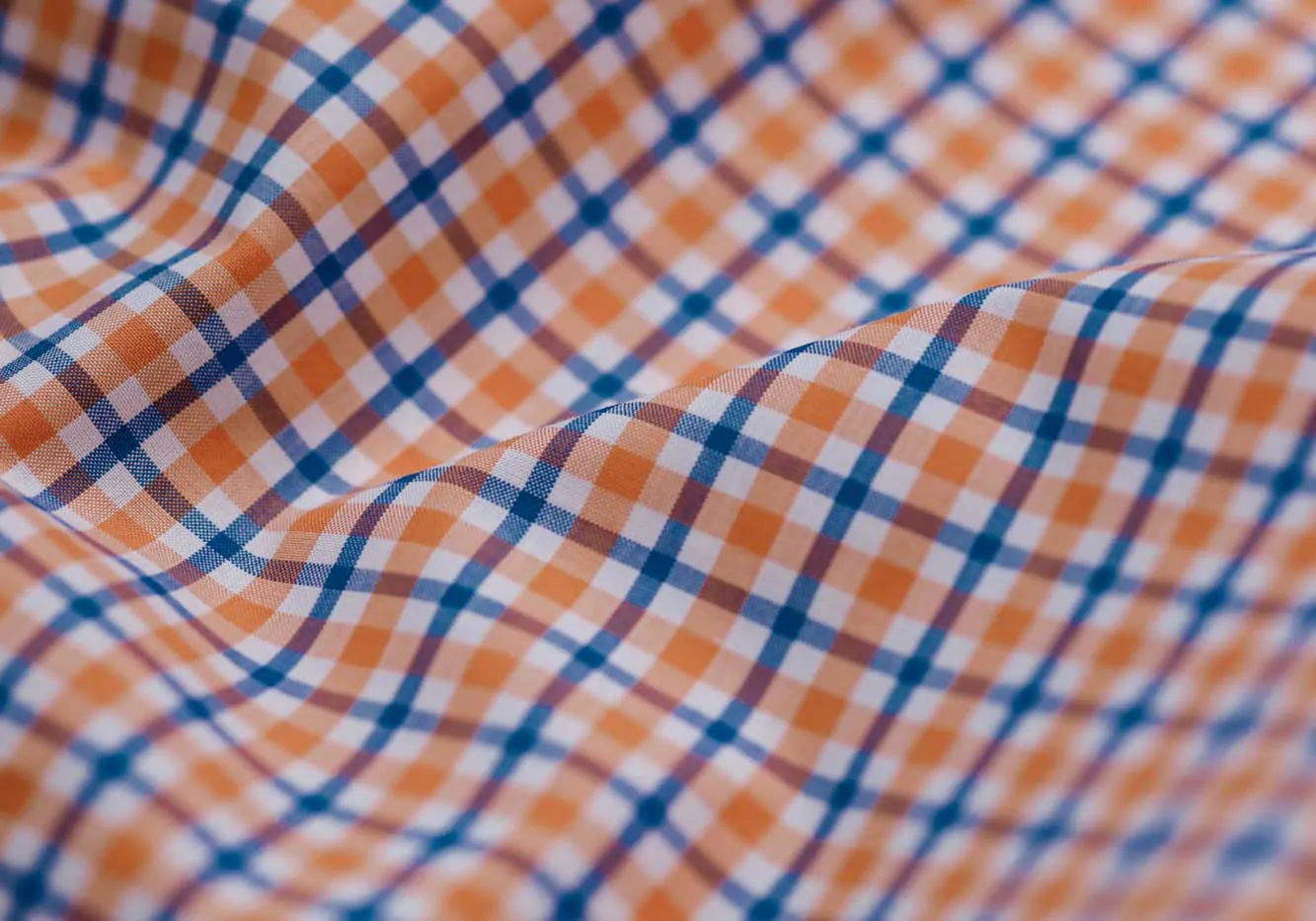 The Orange Thaler Check Custom Shirt