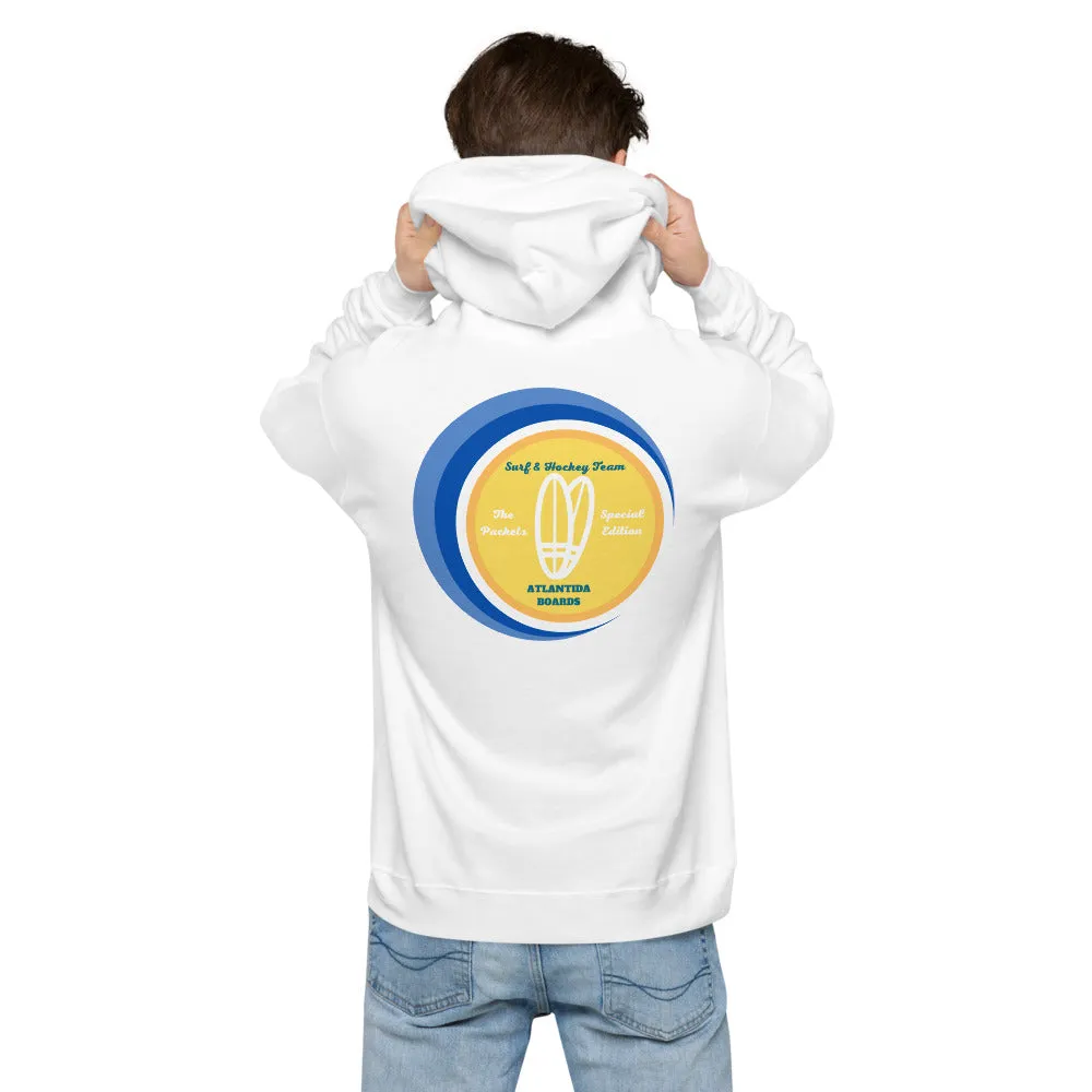 The Packets Blue Unisex Fleece Hoodie