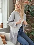 Thread & Supply Cozy Cloud Wrap Cardigan BNWT