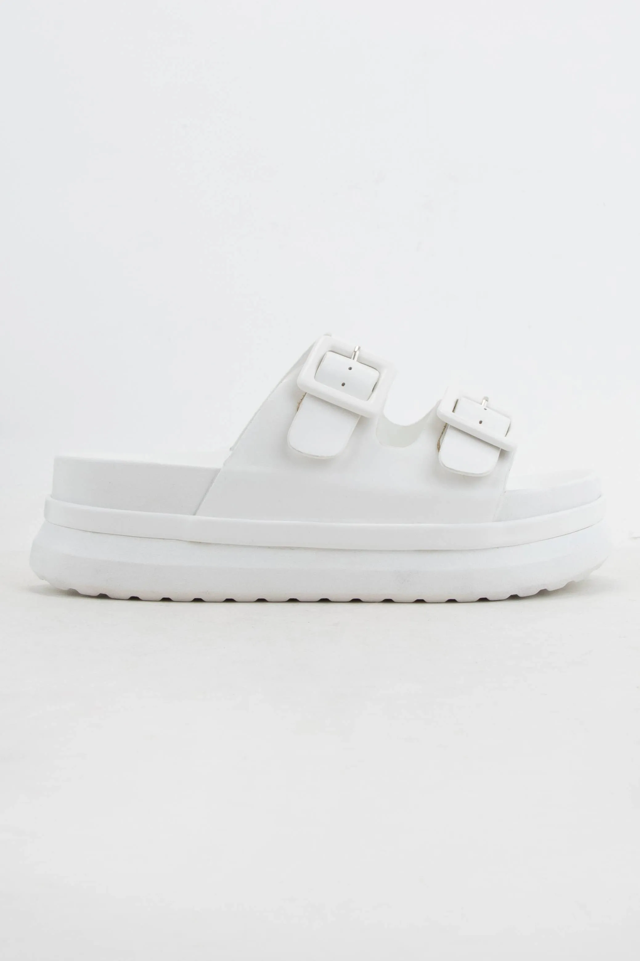 White Chunky Platform Sandal